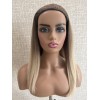 18 inch Balayage Ombre Blonde & Smoky Beige Band Fall Wig – Mini Tiny Layer