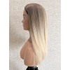 18 inch Balayage Ombre Blonde & Smoky Beige Band Fall Wig – Mini Tiny Layer