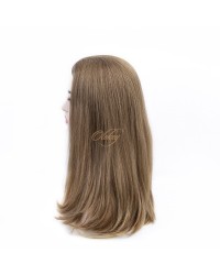 Natural Gold Brown Color Small Layer Virgin European Hair Band-Fall Kosher Wigs Natural Gold Brown Color Small Layer Virgin European Hair Band-Fall Kosher Wigs