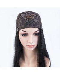 Natural Dark Brown Small Layer Virgin European Hair Band-fall Wigs