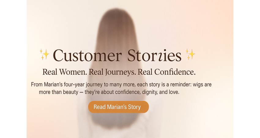 Marian’s Journey: Four Years, One Tradition — Confidence Restored with Lace Wigs Marian’s Journey: Four Years, One Tradition — Confidence Restored with Lace Wigs