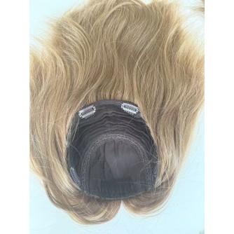 14" Silk Top Golden Caramel Virgin European Hair Toppers | Kippah Fall – Special Rosh Hashanah Offer