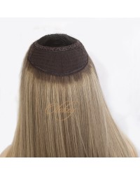 Silk Top 4*4 Color NOA# Highlights Blonde Virgin European Hair Kippah Fall Topper Silk Top 4*4 Color NOA# Highlights Blonde Virgin European Hair Kippah Fall Topper