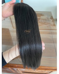 Custom Lace Top Hair Topper – #2 Dark Brown, Virgin European Hair Custom Handmade Lace Top Hair Topper – Virgin European Hair, Dark Brown #2, 8×8 Cap, 24 Inch