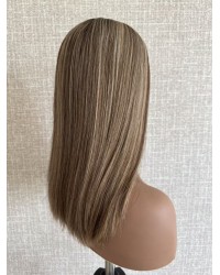 Hazelnut Toffee Melt Silk Top Wig 16” & 20” Rooted Hazelnut Toffee Melt Silk Top Lace Wig – Virgin Mongolian Hair