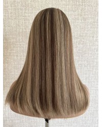 Hazelnut Toffee Melt Silk Top Wig 16” & 20” Rooted Hazelnut Toffee Melt Silk Top Lace Wig – Virgin Mongolian Hair