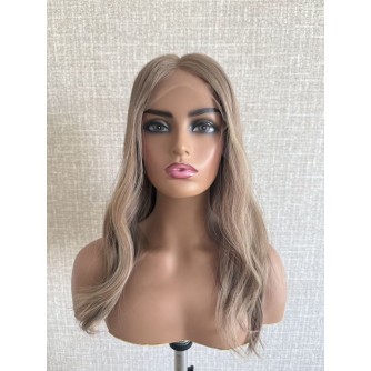 18’’ Lace Top Wig – Soft Sandstone Blonde | 10/16# Luxury Highlight Luxury Wigs