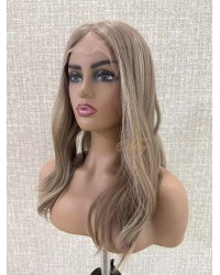 18’’ Lace Top Wig Soft Sandstone Blonde – 10/16# Highlight