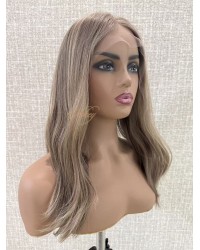 18’’ Lace Top Wig Soft Sandstone Blonde – 10/16# Highlight