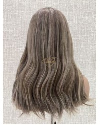 18’’ Lace Top Wig Soft Sandstone Blonde – 10/16# Highlight