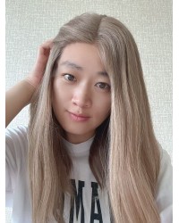 18’’ Lace Top Wig Soft Sandstone Blonde – 10/16# Highlight