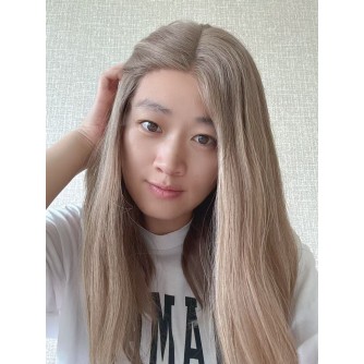18’’ Lace Top Wig – Soft Sandstone Blonde | 10/16# Luxury Highlight Luxury Wigs