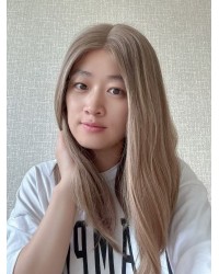 18’’ Lace Top Wig Soft Sandstone Blonde – 10/16# Highlight
