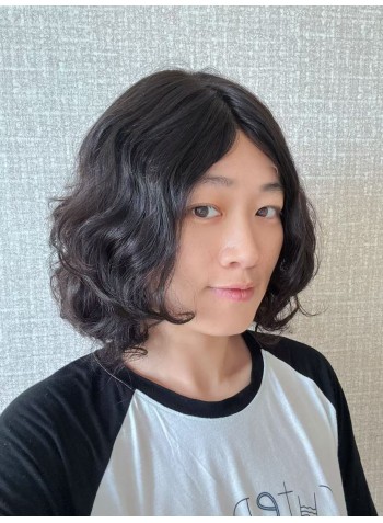 12" Short Lace Top Brazilian Wave Hair Wig – Darker Brown #2