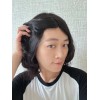 12" Darker Brown #2 Lace Top Brazilian Wave Wig with Mini Tiny Layer and Swiss Lace Single Knots