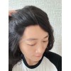 12" Darker Brown #2 Lace Top Brazilian Wave Wig with Mini Tiny Layer and Swiss Lace Single Knots