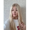 22 inch Vanilla Cream Ombre Lace Top Wig – Brazilian Hair with Short Roots