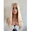 22 inch Vanilla Cream Ombre Lace Top Wig – Brazilian Hair with Short Roots