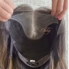 16 inch Cool Espresso with Caramel Glow Brazilian Lace Top Wig