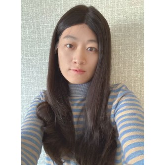 24" Virgin European Natural Brown Lace Top Wig with Silk Liner & Bottom Waves