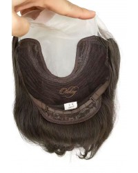 31 inch Virgin European Lace Top Wig in Dark Brown – Limited Edition