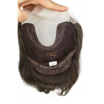 31" Virgin European Lace Top Wig – Velour Chestnut Dark Brown | Exclusive Collector’s Edition