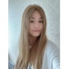 22" Lace Top Champagne Beige Brazilian Hair Wig