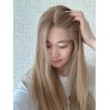 22" Lace Top Champagne Beige Brazilian Hair Wig