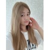 22" Lace Top Champagne Beige Brazilian Hair Wig