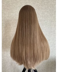 22" Lace Top Champagne Beige Brazilian Hair Wig