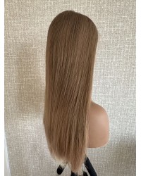 22" Lace Top Champagne Beige Brazilian Hair Wig