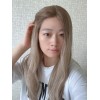 Lace Top Balayage Champagne Blonde Mongolian Hair Luxury Wig – Swiss Lace Single Knots