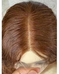 24 inch Cinnamon Glow Curly Brazilian Hair Lace Top Wig – Custom Order