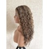 Coffee Glow Curly Lace Top Wig – 20 inch Mongolian Hair