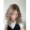 16 inch Coffee Glow Waves Lace Top Wig – Mongolian Hair