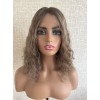 16 inch Coffee Glow Waves Lace Top Wig – Mongolian Hair
