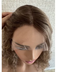 Coffee Glow Waves Lace Top Wig 16 Inch 16 inch Coffee Glow Waves Lace Top Wig – Mongolian Hair