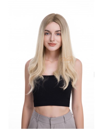 Lace Top Natural Soft Rooted Pearl Blonde Wig · Virgin Slavic Hair · Luxury Handmade Wig