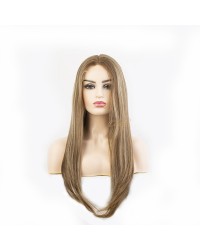 Luxury Lace Top Balayage Blonde 611# Kosher Wigs ,Sheitels