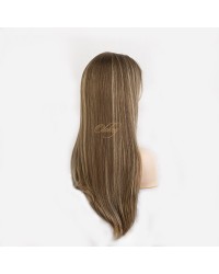 Luxury Lace Top Balayage Blonde 611# Kosher Wigs ,Sheitels