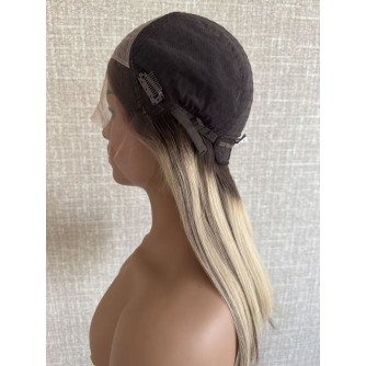 18" Lace Top Toffee Melt Brazilian Hair Wig | Swiss Lace Single Knots | Luxury Wig