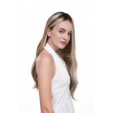 24" Lace Top Toffee Melt Brazilian Hair Wig | Swiss Lace Single Knots | Luxury Wig