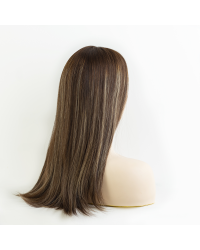 20" Redwood Mocha Melt lace top wig Virgin European hair