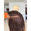 24 Inch Curly Virgin Human Hair Wig D4/6-8# Brown Color | Swiss Lace Top | OlokeyWigs