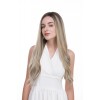 Lace Top Balayage Ombre Blonde Color GHP-1#  Virgin European Hair Kosher Wigs
