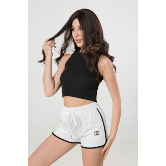 20" Lace Top Natural #4 Brown Virgin Brazilian hair Kosher Wig 