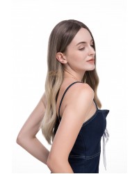 22" Balayage Ombre Blonde & Smoky Beige Melt Lace Top Wig – Swiss Lace, Virgin Brazilian Hair Balayage Ombre Blonde & Smoky Beige Melt Lace Top Wig, Swiss Lace, Virgin Brazilian Hair, Kosher Wig, 22 Inch