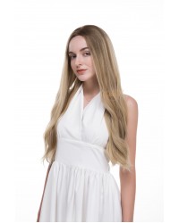Warm Beige Blonde Balayage Lace Top Wig – Real Human Hair, Natural Scalp Look Luxury Wigs Warm Beige Blonde Balayage Lace Top Wig – Real Human Hair, Natural Scalp Look Luxury Wigs