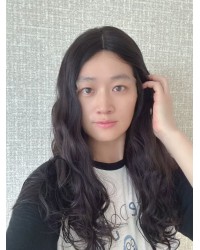 22in Natural 2# Dark Brown Waves Lace Top Wig 22" Lace Top Natural 2# Dark Brown Wavy Wig with Swiss Lace and Mini Tiny Layer