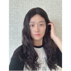22" Lace Top | Natural 2# Darker Brown Brazilian Waves – Swiss Lace Single Knots, Mini Tiny Layer Luxury Wigs